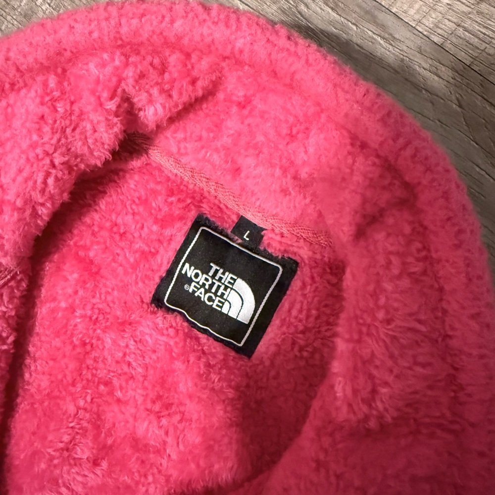 The North Face Hot Pink Plush Fleece Pullover